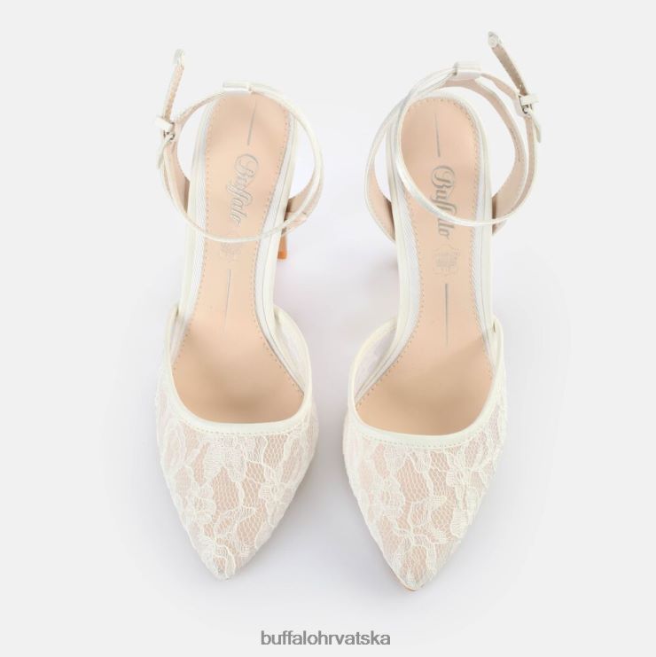 bijela Buffalo judy vamp sandale na petu |sandale TDD6T523
